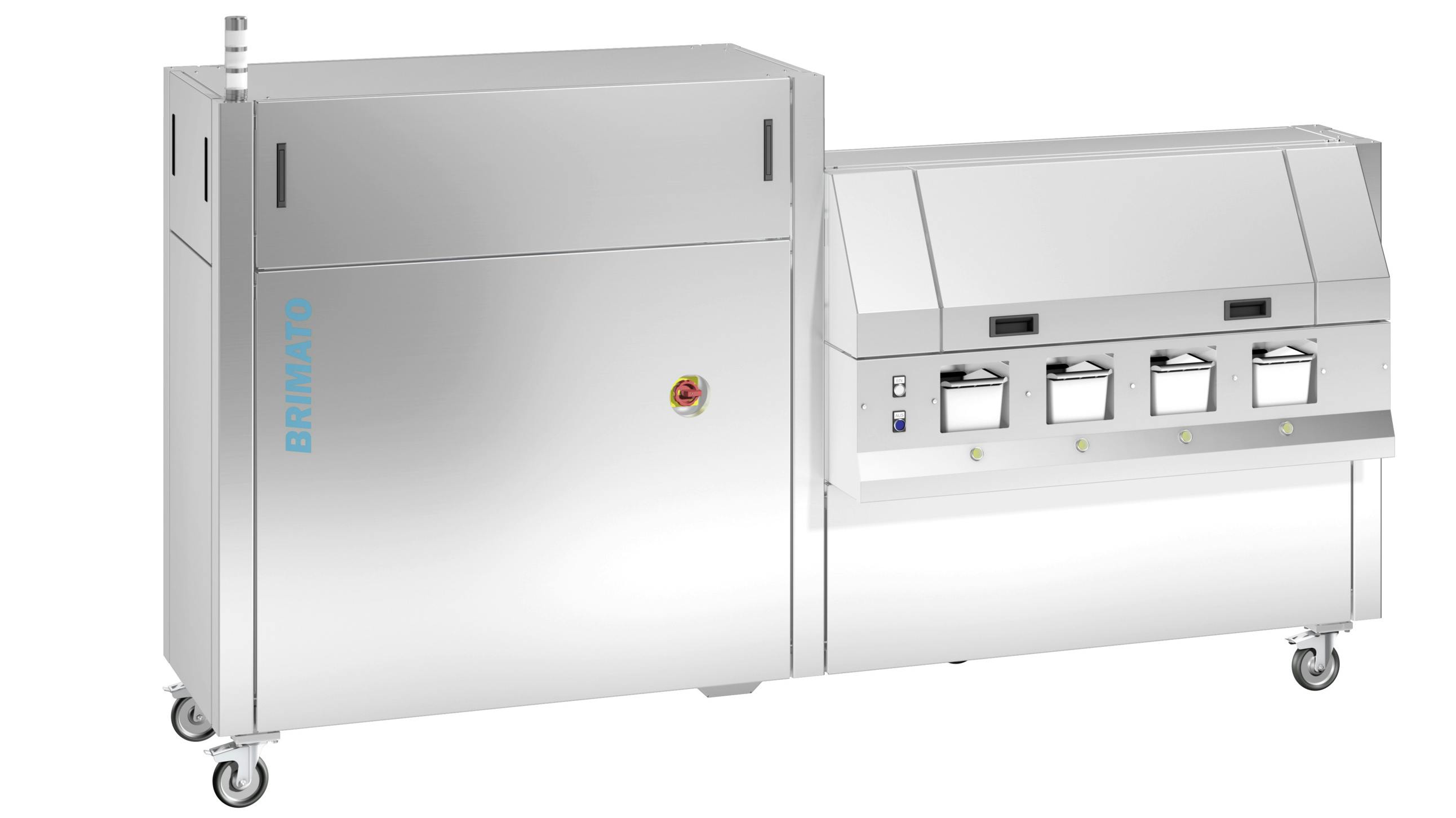 Bestecksortiermaschine mit KI: Brimato CSS-Compact