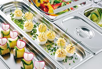 cold buffet on Gastronorm