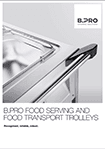 Food serving and food transport trolleys