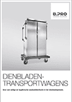 Trolley voor dienbladentransport