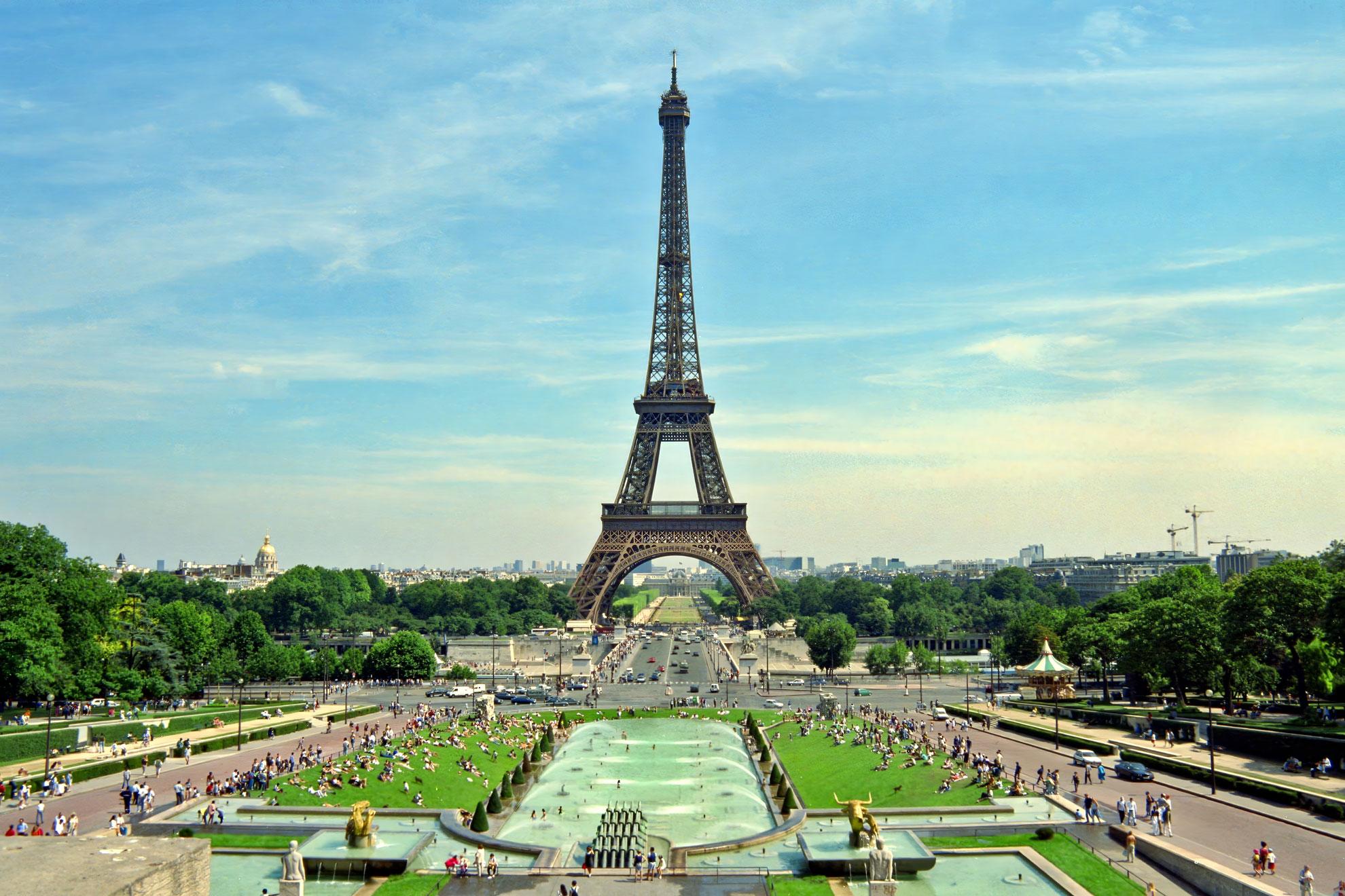 Paris Eiffelturm Champs Elysée