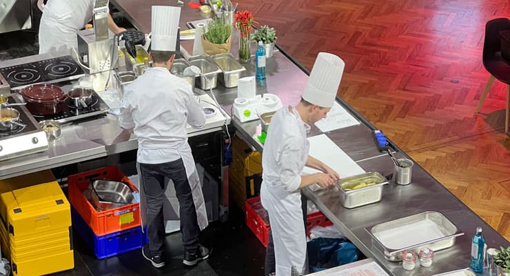 Julian Lechner et Felix Bansen au Bocuse d'Or Allemagne