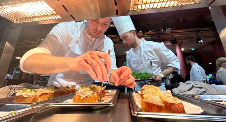 Julian Lechner et Felix Bansen au Bocuse d'Or Allemagne