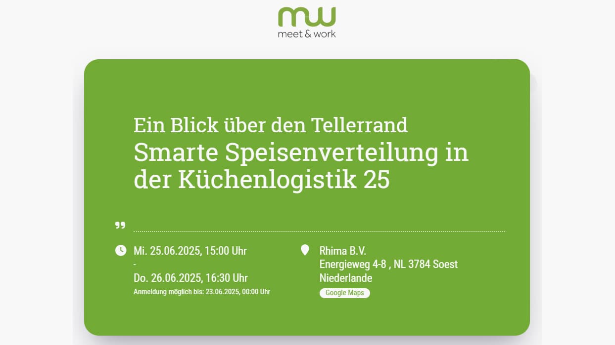 B.PRO Live erleben: Seminar Speisenverteilung MEET AND WORK 2025-06-25