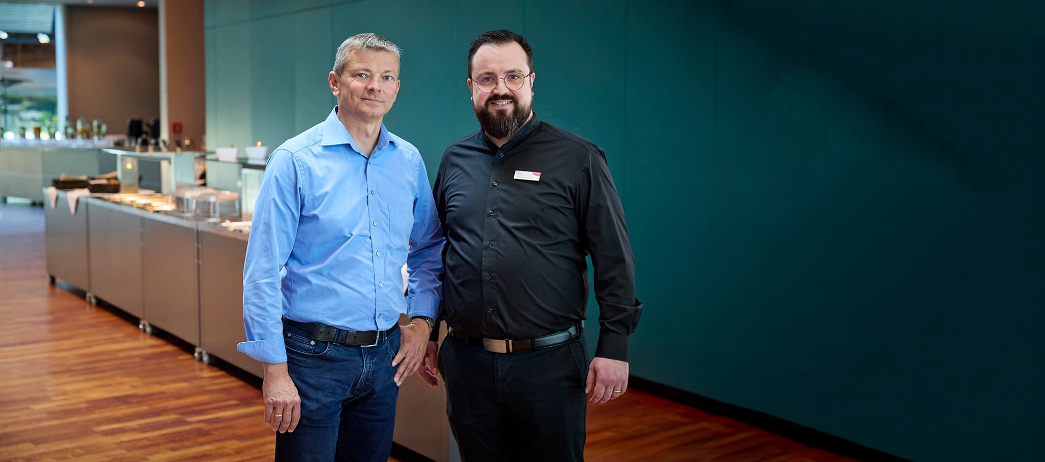 B.PRO Catering News Schwabenlandhalle Titelbild Rui Torres da Silva und Martin Kohler