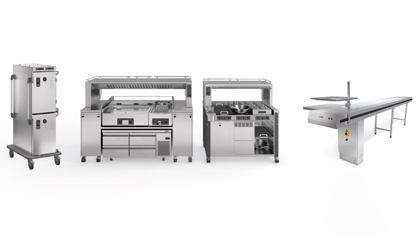 Produkte aus dem Werk Frydek-Mistek: B.PROTHERM E, COOK und GSP