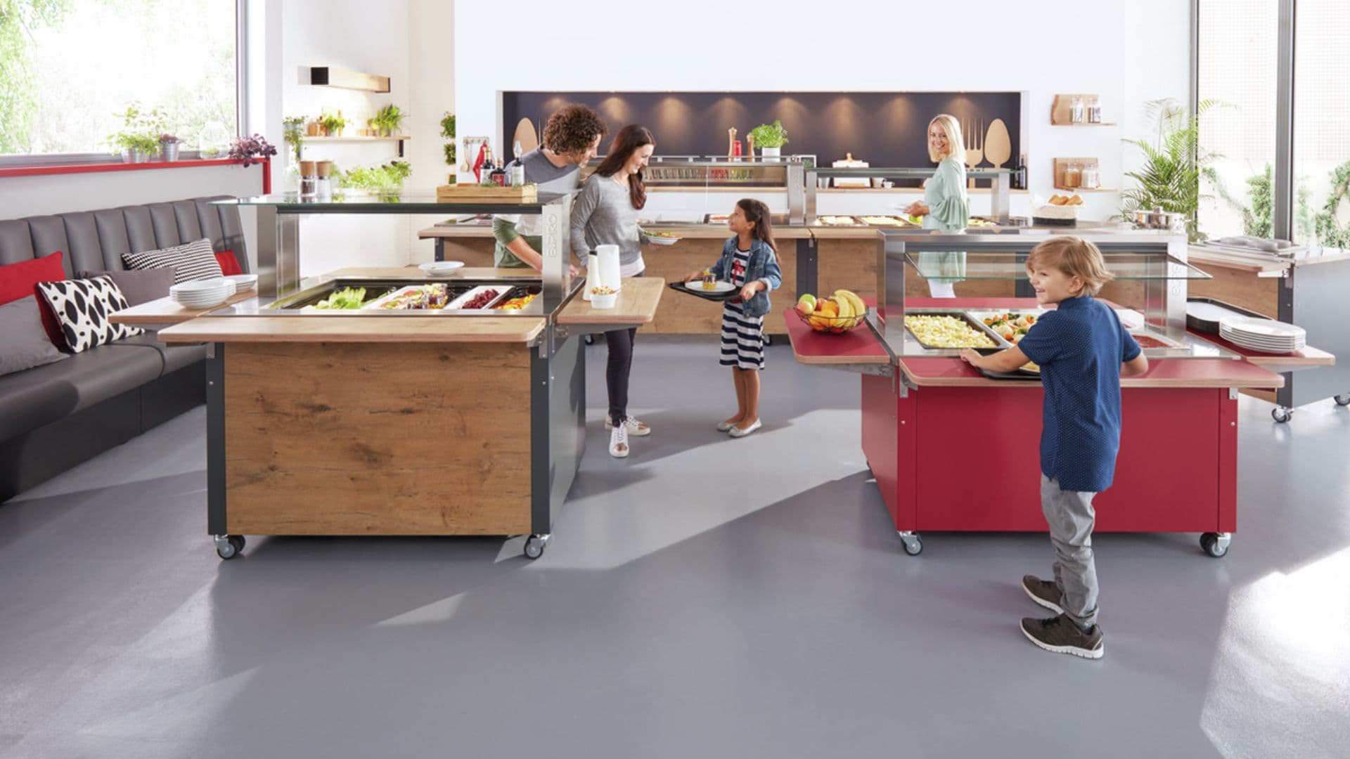 Self-service concept with B.PRO BASIC LINE