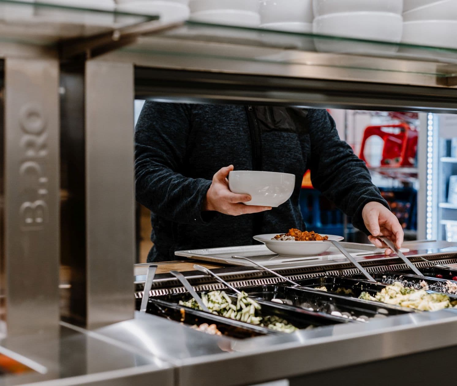 Speisenausbagebuffet